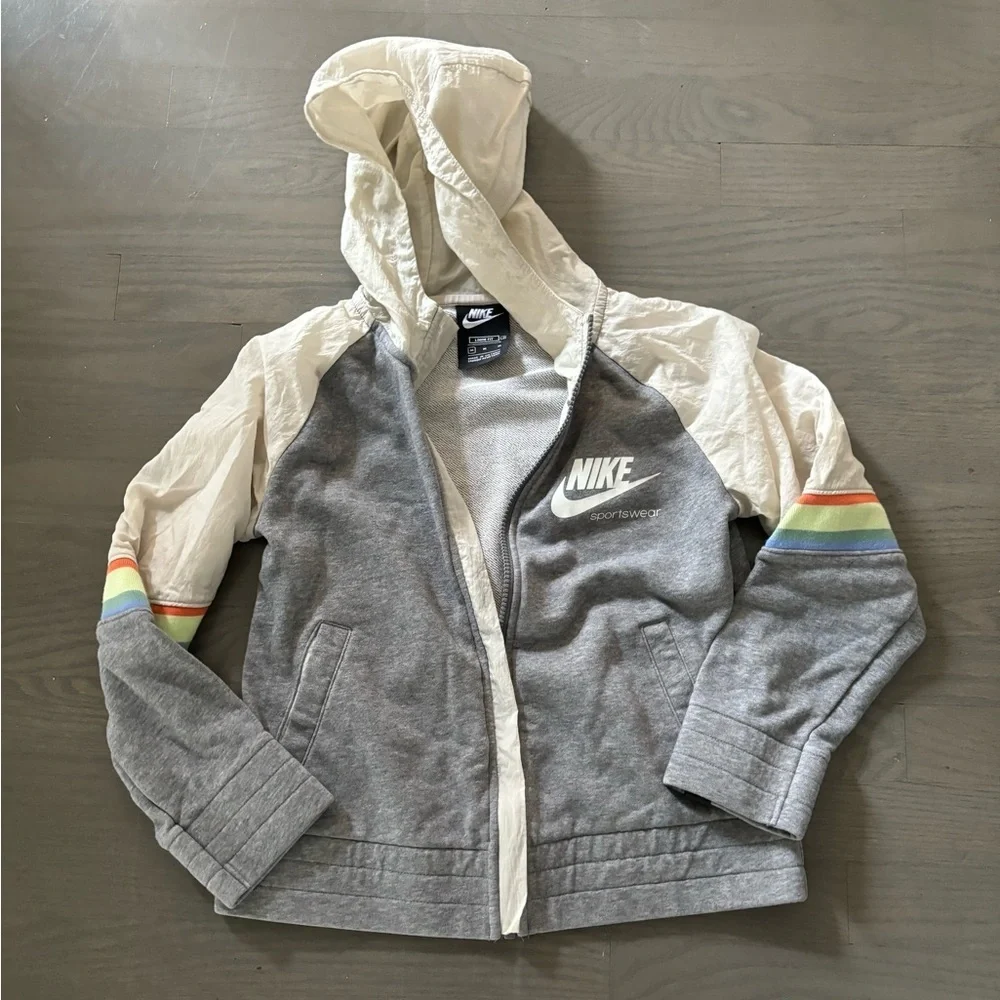 Nike Girls Hooded sweatshirt Jacket Size M
